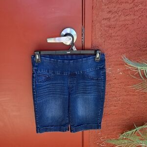 Dark Blue Jean Bermuda Jorts